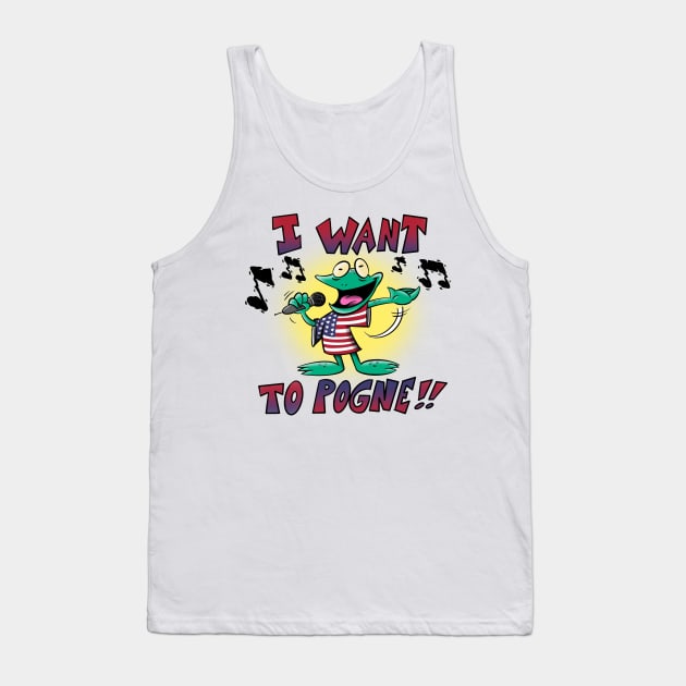 I want to pogne!! Tank Top by Francis Paquette